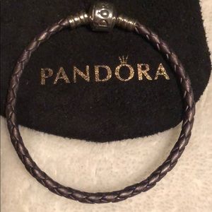 Pandora leather bracelet